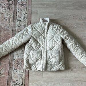 Barbour Cream Quilted Jacket